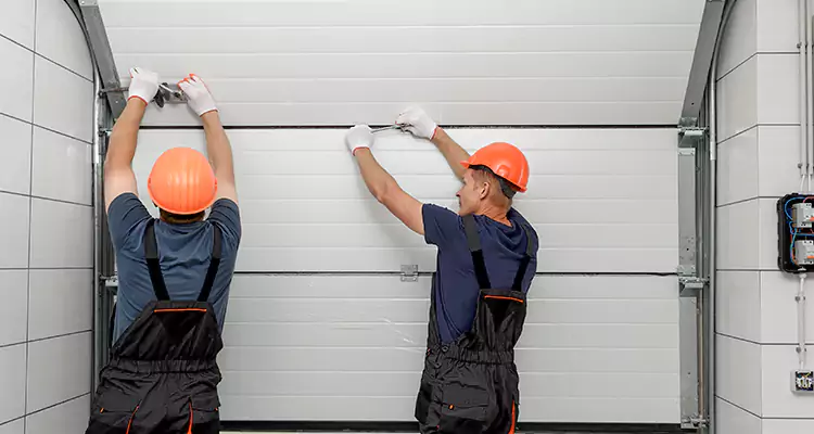 Garage Door Bottom Panel Repair in Weston, FL