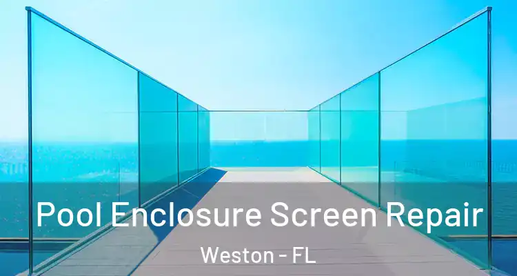  Pool Enclosure Screen Repair Weston - FL